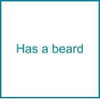 Has a beard