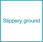 Slippery ground