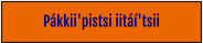Pákkii'pistsi iitáí'tsii