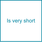 Is very short