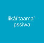 Iikáí'taama'-pssiwa